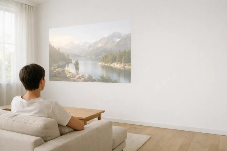 Projektor do jasnego salonu